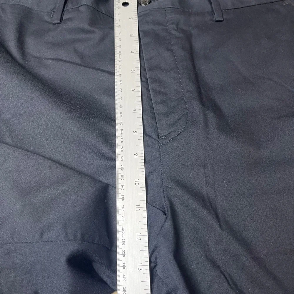 Polo Ralph Lauren Chino Shorts Mens 36 Navy Blue Stretch Classic Fit Flat Front